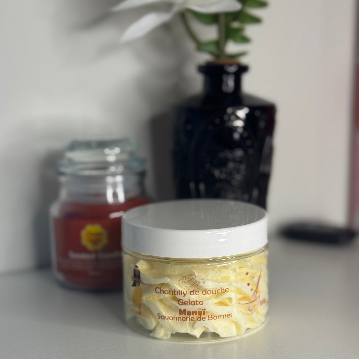 Chantilly de douche