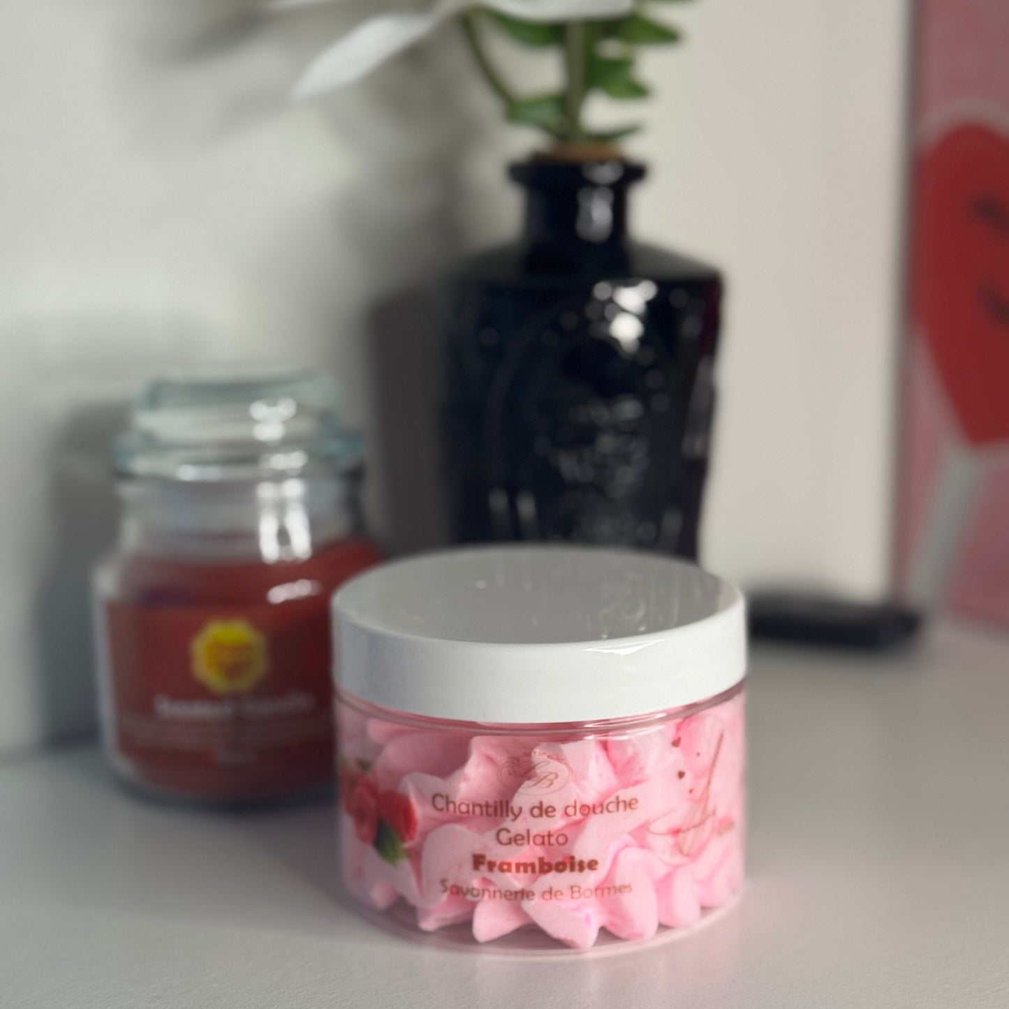 Chantilly de douche