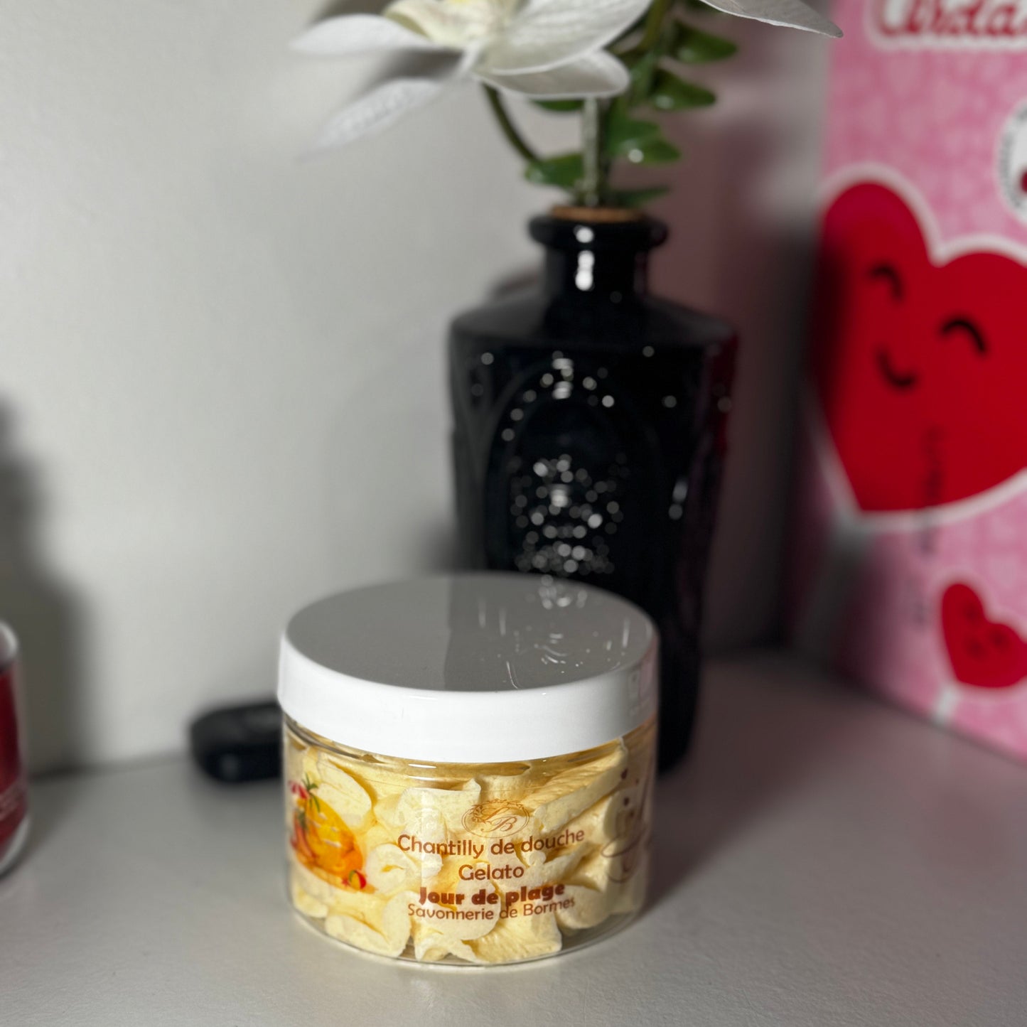 Chantilly de douche