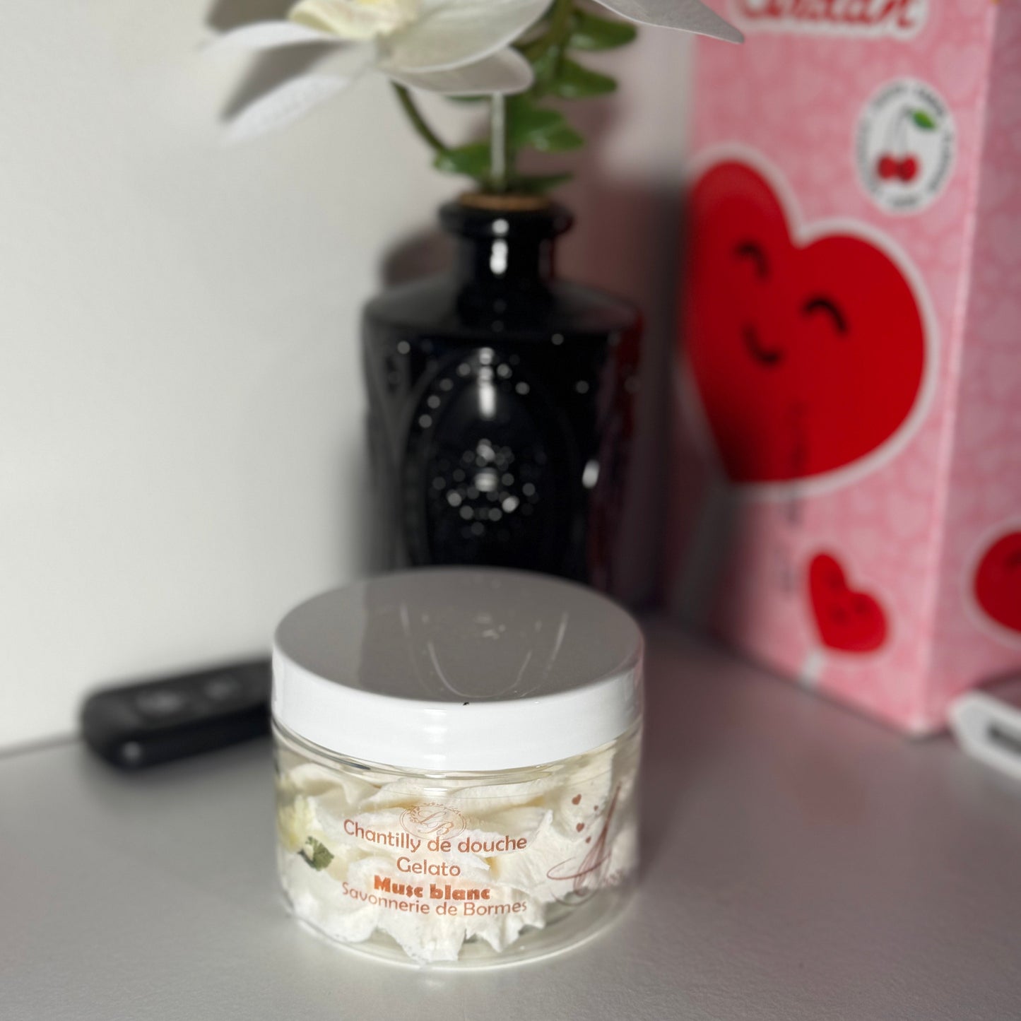 Chantilly de douche